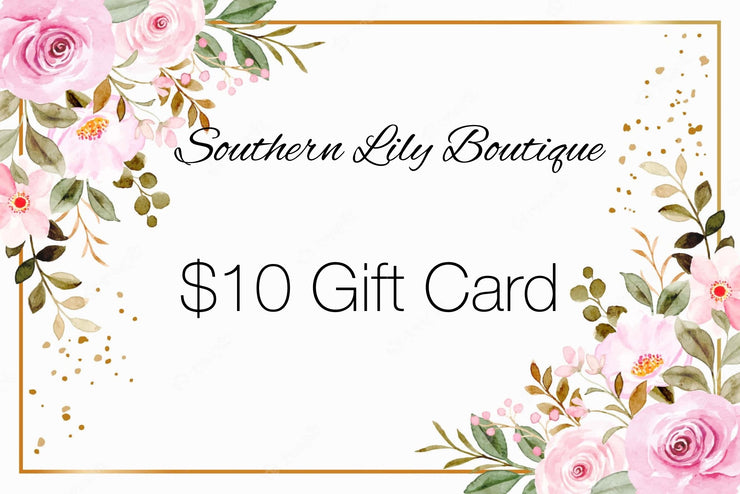 $10 Gift card
