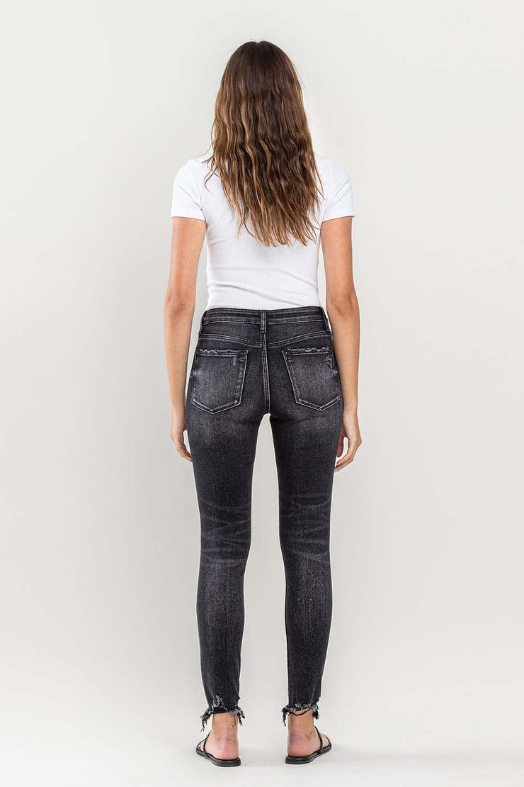 Lovervet Raw Hem Cropped Skinny Jeans