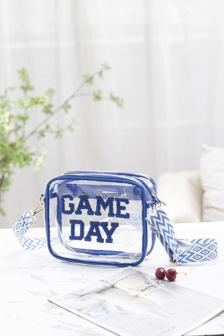 Zenana GAME DAY Stadium Approved Transparent Crossbody Bag