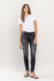 Lovervet Raw Hem Cropped Skinny Jeans