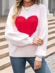 Heart Long sleeve sweater